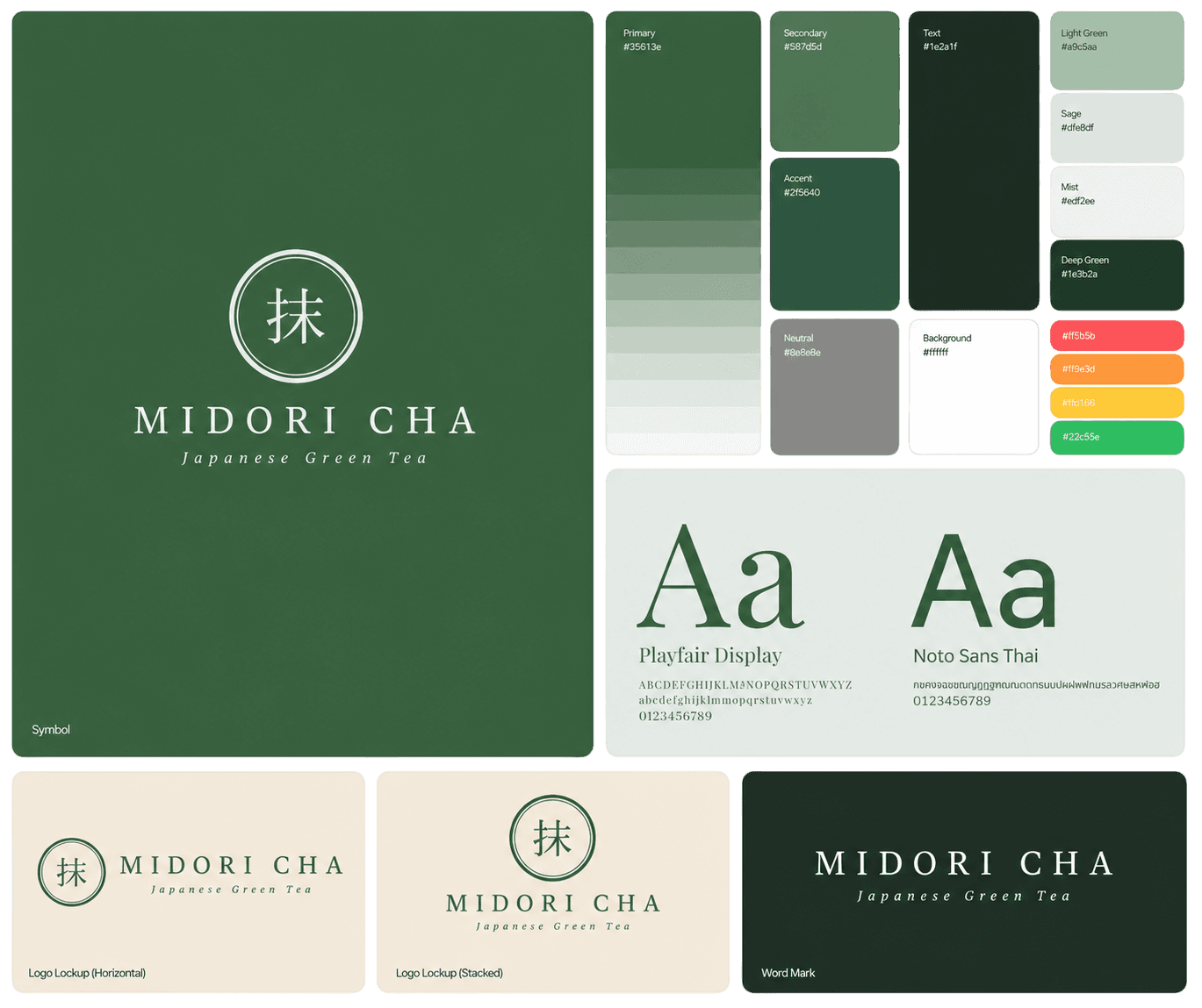 Brand builder showcase